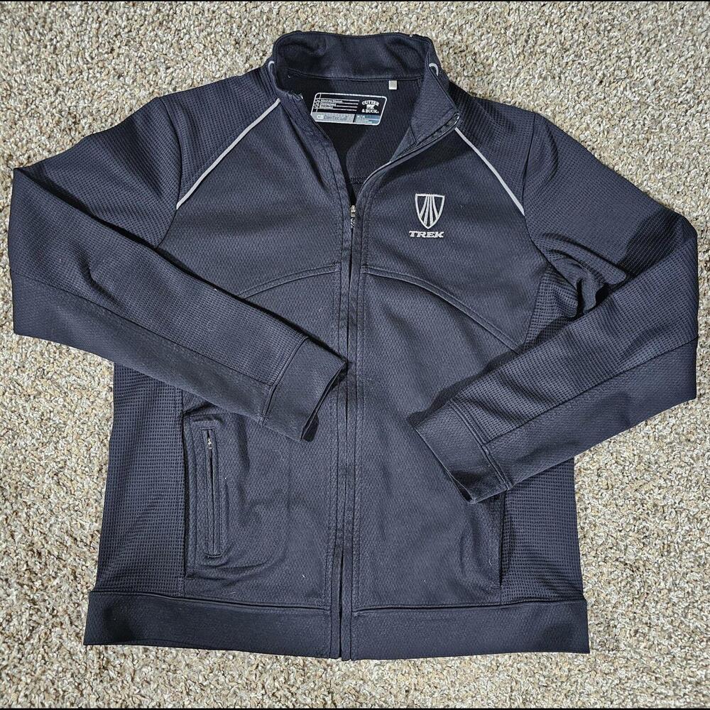 TREK full zip cutter & buck drytec MEDIUM SEE MEASUREMENTS